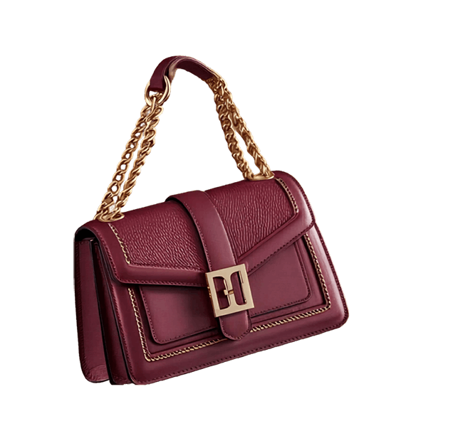 Burgundy Chain Shoulderbag image
